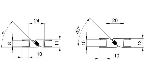 PS8M/8mm-2,5m/black