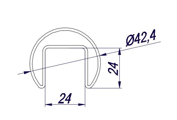 A00WP40/madlo/matná nerez