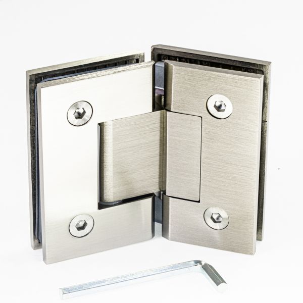 SH135B/Pant sklo-sklo 135° s aretací/nerez mat