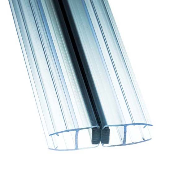 PS40M/8mm-2,5m/magnet černý + transparentní silikon