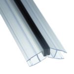 PS9M/8mm-2,5m/magnet černý + transparentní silikon