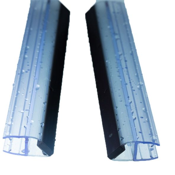 PS10M/8mm-2,5m/magnet černý + transparentní silikon