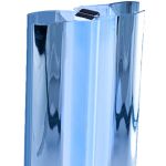 PS8MS/8mm-2,5m/magnet bílý + transparentní silikon/lesk