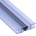 PS8M/8mm-2,5m/magnet černý + transparentní silikon