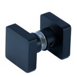 SK39/Pár dveřních knoflíků/black/elox