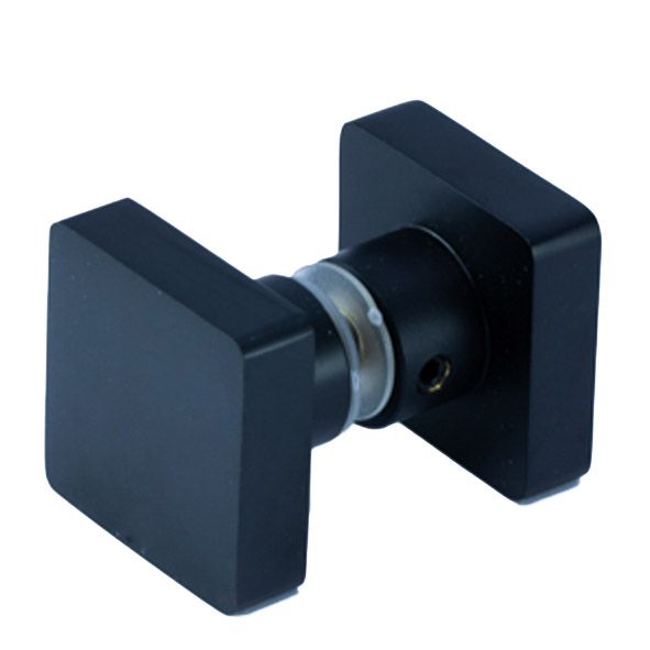 SK39/Pár dveřních knoflíků/black/elox