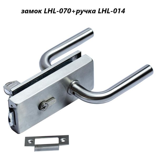 LHL070/Zámek na klíč/nerez mat