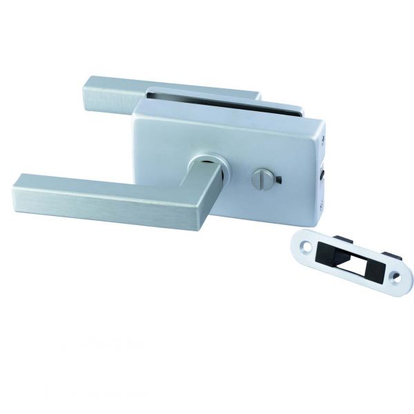 LK855SE-BA-DNW / magnetický WC zámek s protikusem do zárubně / elox