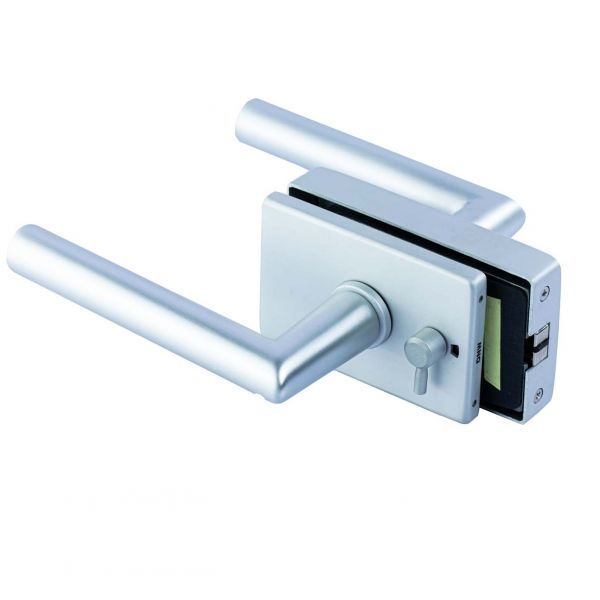LK855SE-BA-DNW / magnetický WC zámek s protikusem do zárubně / elox