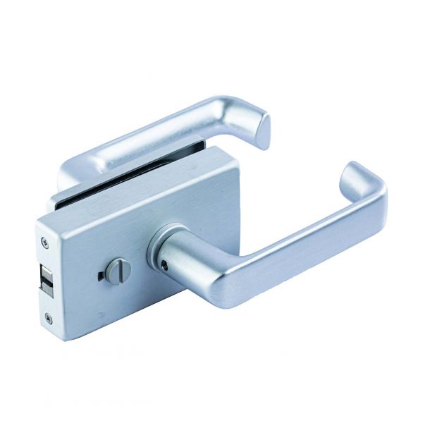 LK855SE-BA-DNW / magnetický WC zámek s protikusem do zárubně / elox