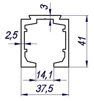 SL010/Horní vodicí lišta
