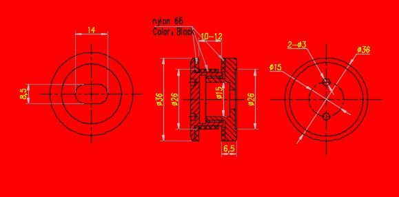 OFF1/6,5 mm/pro otvor