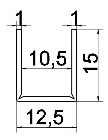 P03/10mm/nerezová ocel/lesk
