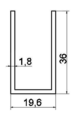 P40/Profil 20×36/elox