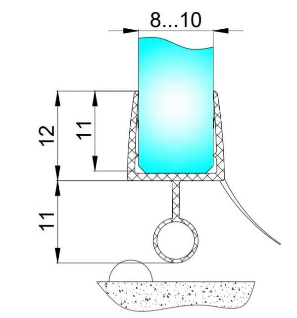 PS16/8mm-2,5m