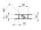 PS8M-U/8mm-2,5m/bílý magnet/ultra průhledný silikon