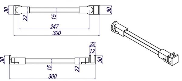 SR110/Tyč/1195mm/lesk